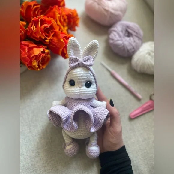 ‼️Handmade/Crochet Bunny‼️